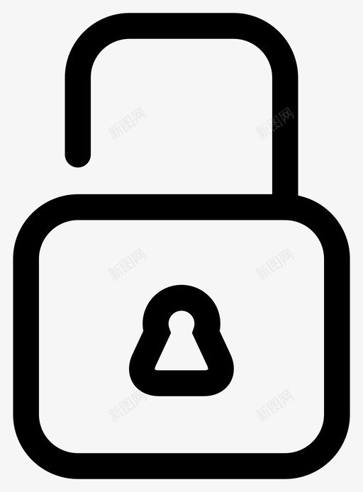 锁定应用移动图标svg_新图网 https://ixintu.com 基本应用图标集 应用 用户界面 移动 系统 网络 锁定