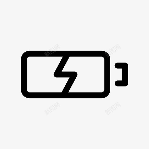电池充电电池电量耗尽电池电量图标svg_新图网 https://ixintu.com 插入 电池充电 电池电量 电池电量耗尽