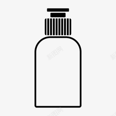 化妆品瓶乳液塑料瓶图标图标