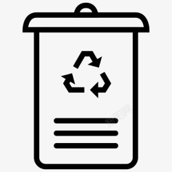 回收箱垃圾图标图标