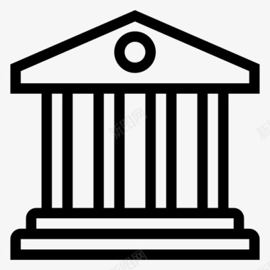 货币银行商业图标图标