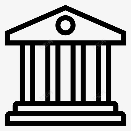 货币银行商业图标svg_新图网 https://ixintu.com 商业 现金 货币 银行 银行和金融额度