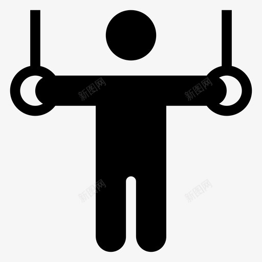 运动锻炼健身图标svg_新图网 https://ixintu.com 健身 健身房 瑜伽 运动 运动健身字形图标 锻炼