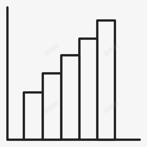图表条形图电子商务图标svg_新图网 https://ixintu.com 图表 增加 条形图 电子商务