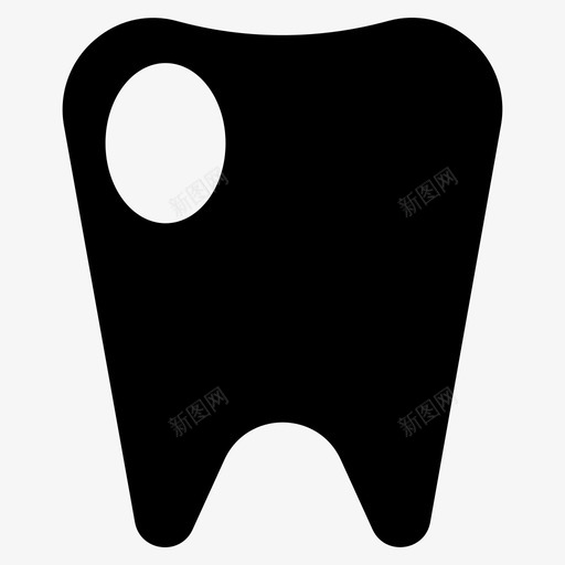 牙科治疗磨牙口腔健康图标svg_新图网 https://ixintu.com 医疗保健 口腔健康 口腔医学 牙科治疗 牙齿 磨牙