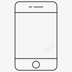 手机闪瘦图标智能手机iphone教育瘦图标高清图片