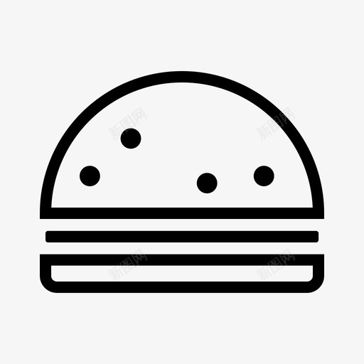 汉堡包自助餐晚餐图标svg_新图网 https://ixintu.com 下载最多的图标 晚餐 汉堡包 自助餐 菜肴 餐厅
