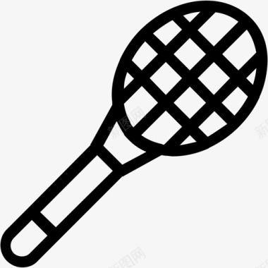 网球游戏球拍图标图标