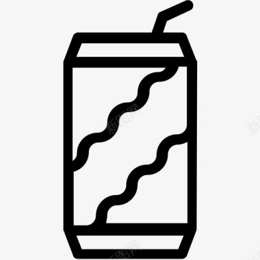 汽水罐可乐饮料图标图标