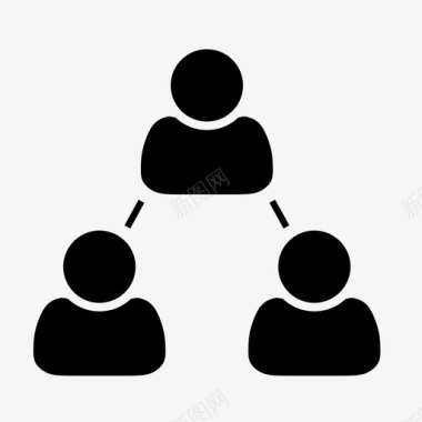 层次结构组成员图标图标