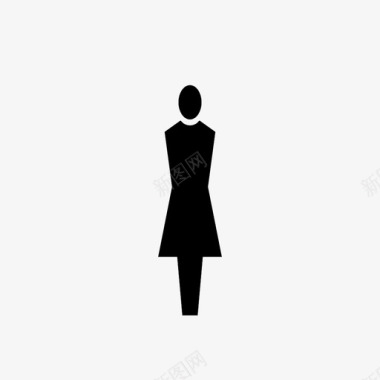 女人衣服性别图标图标