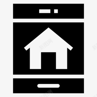 房屋房产在线房屋图标图标