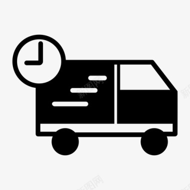 送货车汽车司机图标图标