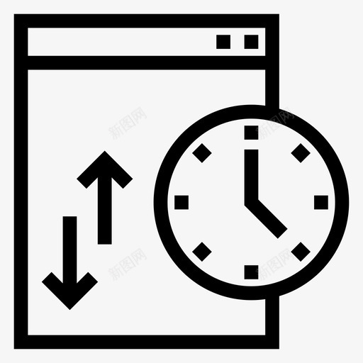 移动同步业务截止日期图标svg_新图网 https://ixintu.com 业务 在线 截止日期 移动同步 网站 设计 银行金融线图标