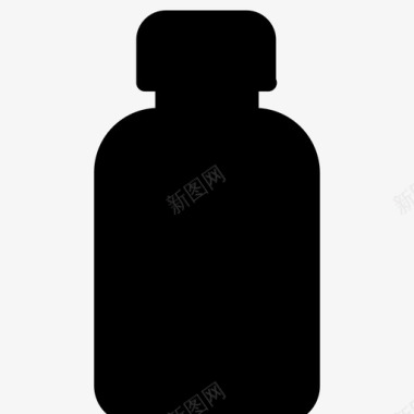 药罐胶囊药物图标图标