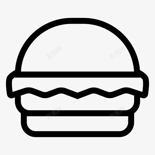 垃圾汉堡快餐图标svg_新图网 https://ixintu.com 三明治 垃圾 快餐 汉堡 牛排 酒店和餐厅系列 食品