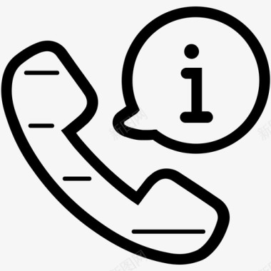 电话支持帮助信息图标图标