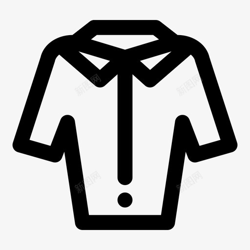 正式衬衫休闲服服装图标svg_新图网 https://ixintu.com 休闲服 时尚 服装 正式衬衫
