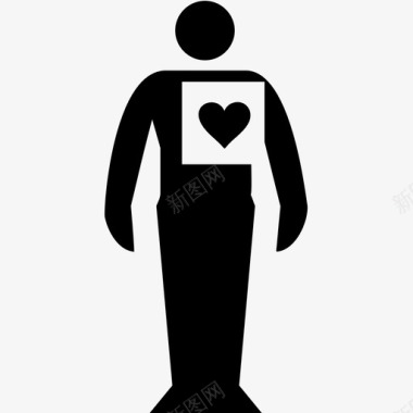 心脏用户x光图标图标