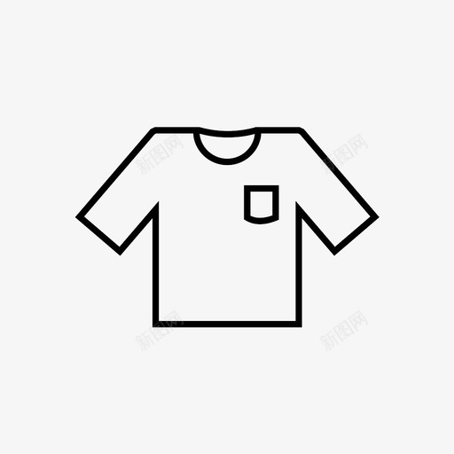 衬衫衣服缝纫图标svg_新图网 https://ixintu.com 穿着 缝纫 衣服 衬衫