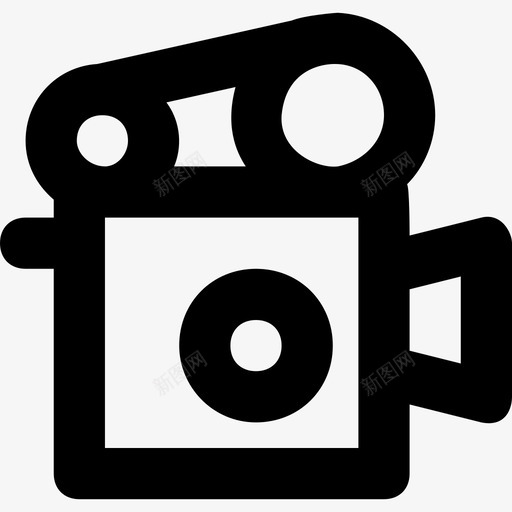 电影摄影机摄影机录像机图标svg_新图网 https://ixintu.com 录像机 摄影机 电影摄影机 科技线图标