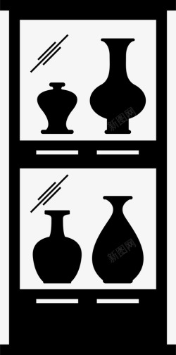 文物物品文物画廊物品图标高清图片