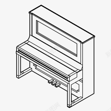钢琴音乐会乐器图标图标