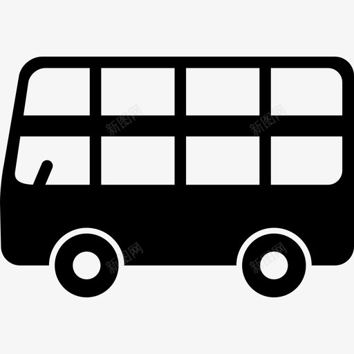 双层巴士运输车图标svg_新图网 https://ixintu.com 双层巴士 运输车
