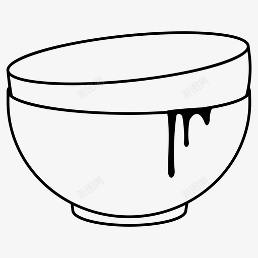 脏碗盘子洗碗图标svg_新图网 https://ixintu.com 洗碗 盘子 脏碗
