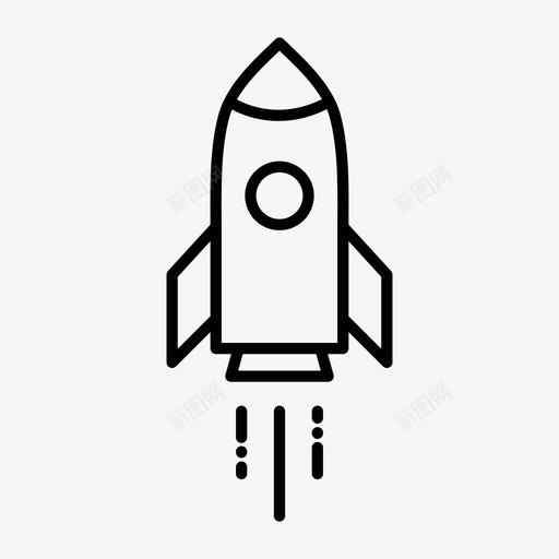 火箭导弹外太空图标svg_新图网 https://ixintu.com 外太空 太空火箭 宇宙飞船 导弹 火箭