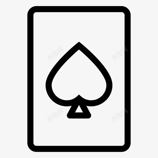 骰子卡片扑克牌图标svg_新图网 https://ixintu.com 卡片 扑克牌 运动健身线图标 骰子