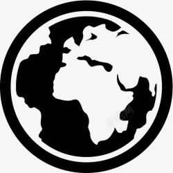 马驰金世界世界地球金钱图标高清图片