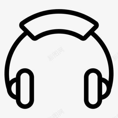 耳机音频dj图标图标