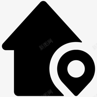 家家的位置房子图标图标