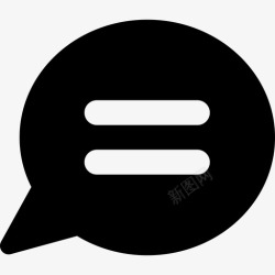 说话线条带文本线条形状说话的语音气泡图标高清图片