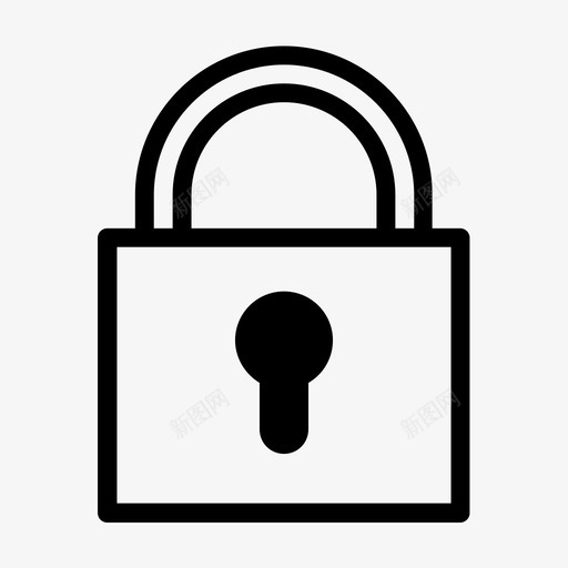 锁登录密码图标svg_新图网 https://ixintu.com 好处 安全 密码 登录 锁