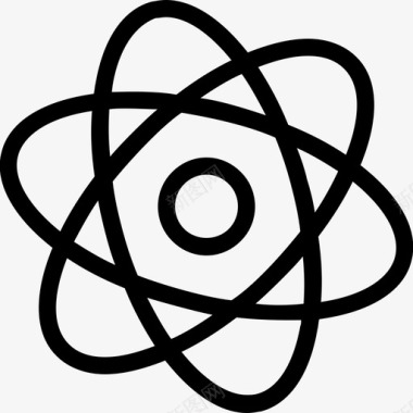 电子原子分子键图标图标