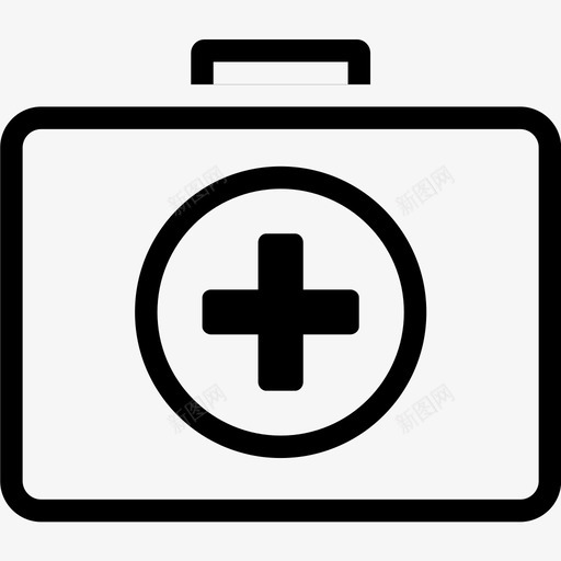 medical casesvg_新图网 https://ixintu.com medical case 急救箱，icon，