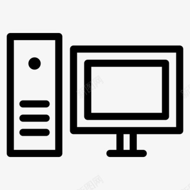 计算机电子个人电脑图标图标