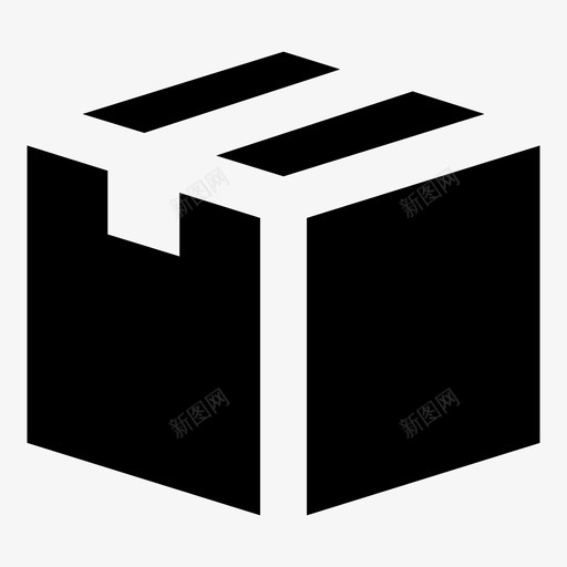 盒包图标svg_新图网 https://ixintu.com 包 盒