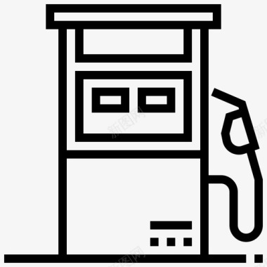 气泵加油机燃料图标图标