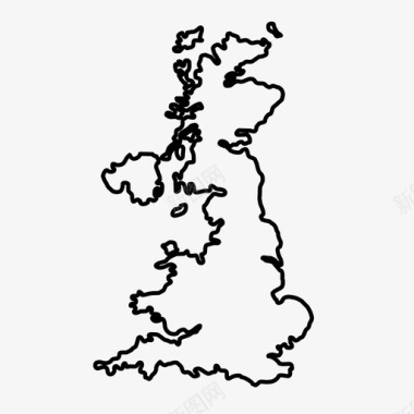英国国家欧洲图标图标