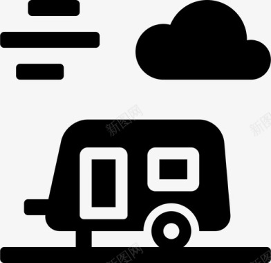 拖车营地云图标图标