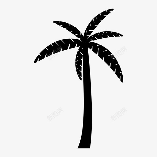 棕榈树乔木凉亭图标svg_新图网 https://ixintu.com 乔木 凉亭 树木 棕榈树 植物和花卉