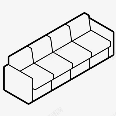 沙发家具客厅图标图标