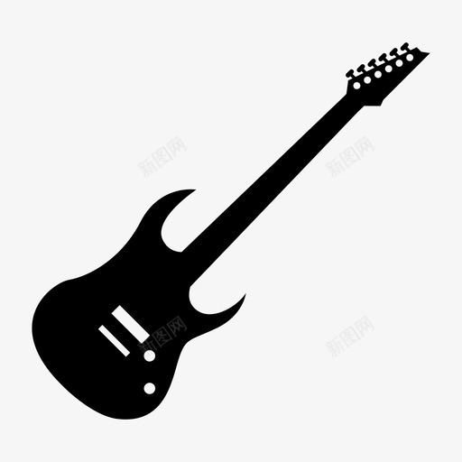 电吉他乐器音乐图标svg_新图网 https://ixintu.com 乐器 电吉他 音乐