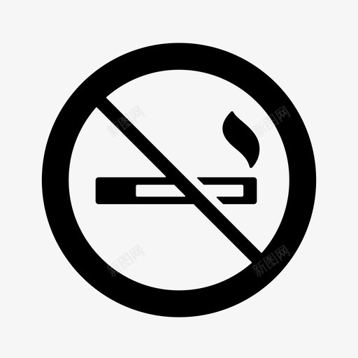 禁止吸烟吸烟禁止图标svg_新图网 https://ixintu.com nosmoking 吸烟 有机农场 禁止 禁止吸烟