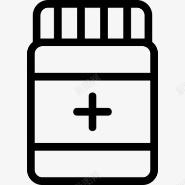 药品胶囊药瓶图标图标