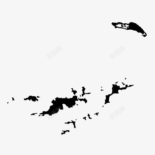 英属维尔京群岛加勒比海地理图标svg_新图网 https://ixintu.com 加勒比海 地图 地理 英属维尔京群岛