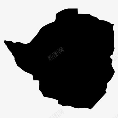 津巴布韦非洲国家图标图标